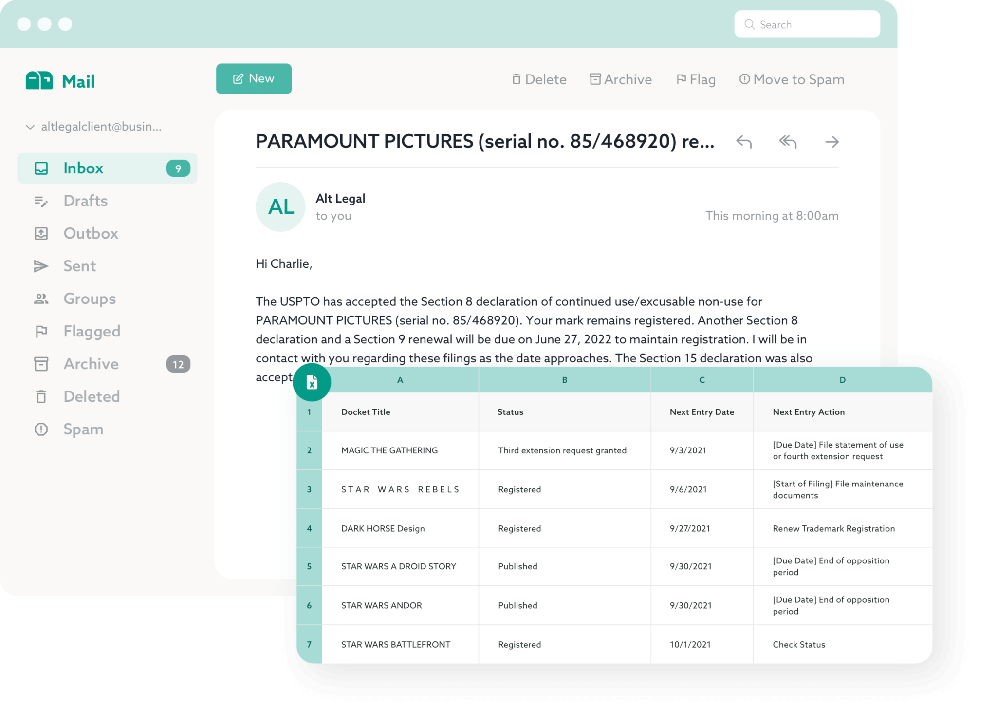 Easily Create Customizable IP Docket Reports Alt Legal